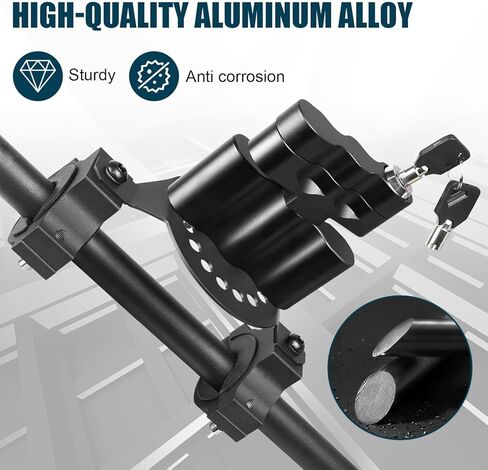 1''-2'' Roll Bar Gas Tank Water Can Pack Mount,Oil Mounting Holder Gasoline Pack Fuel Container Mount with Locks Compatible with for ATV UTV Polaris Pioneer Can Am Maverick Commander Talon in Kuwait