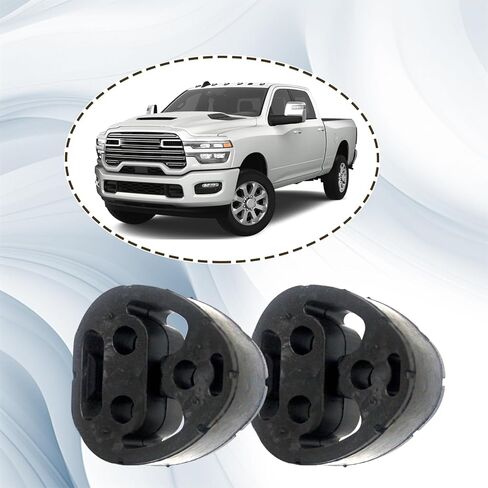 عازل دعم عازل كاتم الصوت 2 قطعة متوافق مع Ram 2500 3500 2010-2025 استبدال 52014091AE 52014091AB 52014091AC in Kuwait