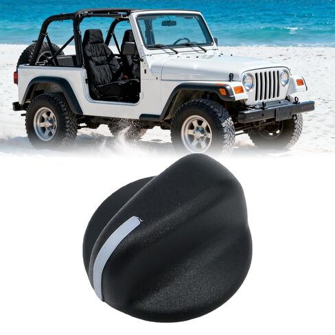 مقبض التحكم في سخان التيار المتردد متوافق مع Jeep 1997 1998 Wrangler، استبدال مقبض مفتاح التحكم في المروحة 4882790 17903.05 in Kuwait