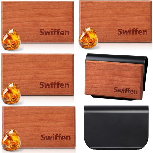 8 Pcs 8 Scents Car Wood Air Freshener Set Wood Fragrance Automotive Odor Eliminator for Visor Clip Vehicle Scent Diffuser with Amber, Coconut, Grove, Ocean and Other Refills, Clip Included in Saudi Arabia