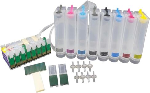 96 Empty CIS CISS Bulk Ink System T0961 with Latest ARC Chip Compatible with R2880 in Saudi Arabia