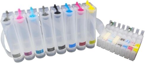 96 Empty CIS CISS Bulk Ink System T0961 with Latest ARC Chip Compatible with R2880 in Saudi Arabia