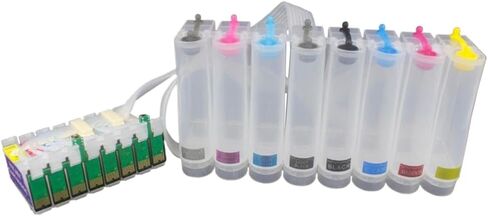 96 Empty CIS CISS Bulk Ink System T0961 with Latest ARC Chip Compatible with R2880 in Saudi Arabia