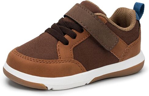 SKYWHEEL Toddler Boy Shoes Casual Sneakers with Hook and Loop Easy On and Off Breathable Mesh Upper Lightweight Tennis Shoes for Toddlers with Comfort Soft Non-Slip Outsole for Everyday in Saudi Arabia