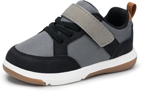 SKYWHEEL Toddler Boy Shoes Casual Sneakers with Hook and Loop Easy On and Off Breathable Mesh Upper Lightweight Tennis Shoes for Toddlers with Comfort Soft Non-Slip Outsole for Everyday in Saudi Arabia