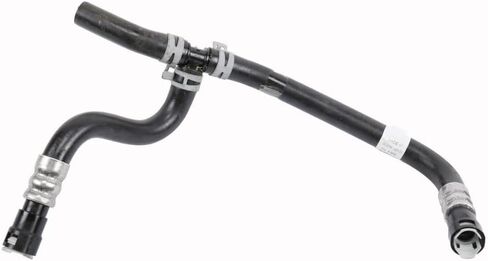 KarParts360 For GMC Acadia Limited 2017 Heater Outlet Hose | Rubber | Black | 0.16 Inches Wall Thickness | 1.08 In. End 1 Outside Diameter | 0.94 In. End 2 Outside Diameter | Replacement For 25862088 in Saudi Arabia