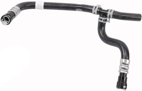 KarParts360 For GMC Acadia Limited 2017 Heater Outlet Hose | Rubber | Black | 0.16 Inches Wall Thickness | 1.08 In. End 1 Outside Diameter | 0.94 In. End 2 Outside Diameter | Replacement For 25862088 in Saudi Arabia