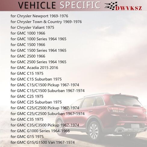 1x خرطوم سخان HVAC يستبدل # G922F48010، G922775010 لمنفذ السخان لـ GMC K25/K2500 سوبربان 5.7L 1969 1970 1971 1972 1973 1974، لـ C15/C1500 بيك اب 5.0L 1968 1969 1970 1971 1972 1973 in Saudi Arabia