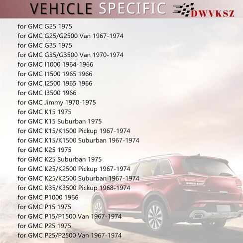 1x خرطوم سخان HVAC يستبدل # G922F48010، G922775010 لمنفذ السخان لـ GMC K25/K2500 سوبربان 5.7L 1969 1970 1971 1972 1973 1974، لـ C15/C1500 بيك اب 5.0L 1968 1969 1970 1971 1972 1973 in Saudi Arabia