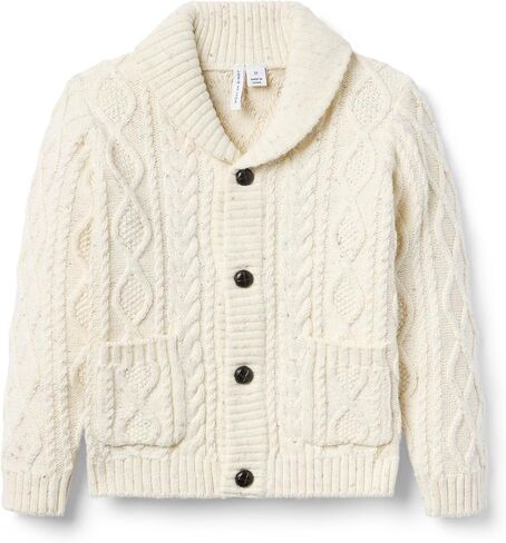 Janie and Jack Baby Boys' Cable Knit Shawl Collar Cardigan in Saudi Arabia