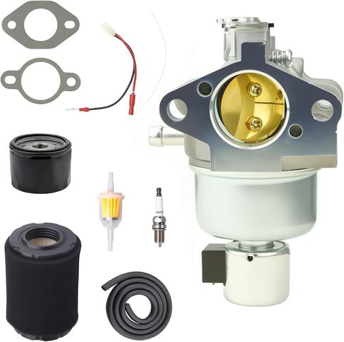 مكربن ​​Xt1 lt42 متوافق مع محركات Cub Cadet XT1-LT42 لجرار العشب 13AVA1CS056 Kohler 17-18 HP مع فلتر هواء وفلتر زيت in Kuwait