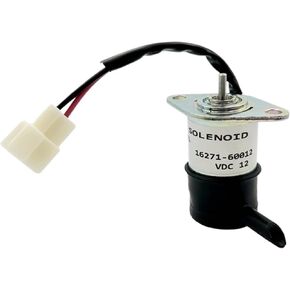 1pc 16271-60012 16271-60010 12V Fuel Shutoff Solenoid 052600-4151 052600-4150 Stop Solenoid Excavator Part in Kuwait