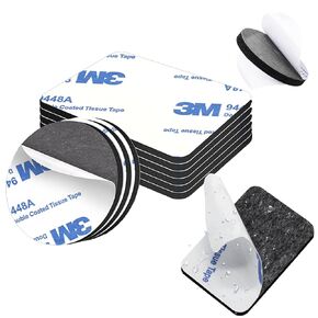 Double Sided Adhesive Sticky Pads for Wall,2 Sided Foam Mounting Tape Strips Duty for Walls,Car,Home,Office,No Residue Strong Adhesion Waterproof, 60 PCS in Saudi Arabia