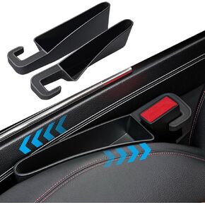 2 Pack Car Seat Gap Filler Organizer Universal Car Gap Seat Filler for Cars & SUVs，Space-Saving Car Organizer Storage Box，Prevents Item Drops，Car Seat Gap Filler for Clutter-Free Interior in Saudi Arabia