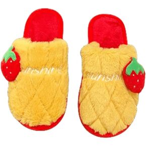 Nevka Fuzzy Fruit Slipper for a Kawaii Winter Fluffy Comfort with Adorable Design Cute Aesthetic Delight in Saudi Arabia
