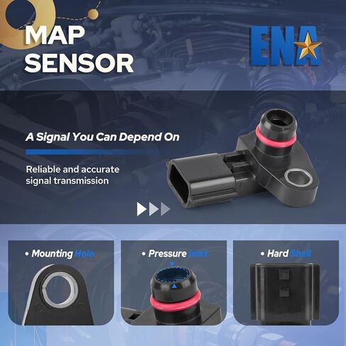 ENA مستشعر الضغط المطلق المنوع متوافق مع 2008 2009 2010 2011 2012 2013 2014 2015 2016 2017 2018 2019 إنفينيتي نيسان G37 QX80 QX56 FX50 QX70 QX50 Q70 لاستبدال AS458 22365EY00A in Saudi Arabia
