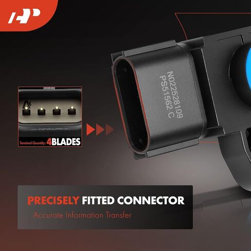 A-Premium Manifold Pressure MAP Sensor [4 Pins] Compatible with Hyundai Elantra 2020-2023, Sonata 2019-2025, Santa Fe 2021-2025, Tucson 2022-2025, Kona, Santa Cruz & Kia Sorento, Sportage, Stinger, K5 in Saudi Arabia