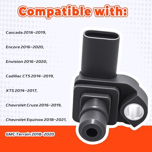 55573249 Manifold Absolute Pressure Sensor MAP - High Accuracy & Fast Response, Compatible with Chevrolet Cruze 2016-2019 Equinox 2018-2021 GMC Terrain 2018-2020 Cadillac CTS/XTS in Saudi Arabia
