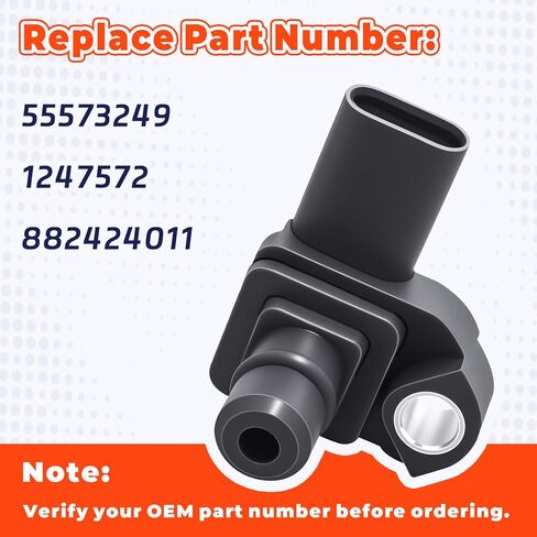 55573249 Manifold Absolute Pressure Sensor MAP - High Accuracy & Fast Response, Compatible with Chevrolet Cruze 2016-2019 Equinox 2018-2021 GMC Terrain 2018-2020 Cadillac CTS/XTS in Saudi Arabia