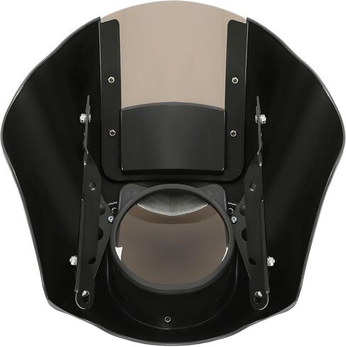 KUAFU Quarter Head Fairing Windshield Compatible with 1988-UP Harley Davidson XL/ 1986-1994 FXR/ 1995-2005 Dyna/ 2009-2017 Iron 883 XL883N Harley Sportster Windshield Replacement for 58164-96A in Saudi Arabia