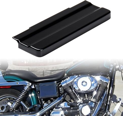 Pair Top & Bottom Metal Battery Side Cover Panel Set for Dyna Models 1997-2005 Low Rider Super Wide Glide FXD FXDS FXDL FXDX FXDC FXDWG, Chrome Set, 66367-97/66368-97/66718-01 in Saudi Arabia