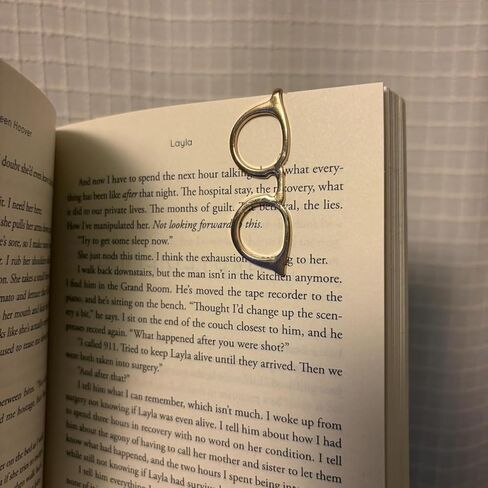 Glasses Paper Clips Bookmarks Metal Cute Glasses Shaped Paperclips Decorative Pocket Accessories 4 Pieces in Kuwait