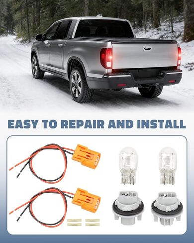 طقم مقبس ضوء إشارة الانعطاف الخلفي مناسب لهوندا CR-V 2005-2006 Odyssey 2018-2024 Ridgeline 2017-2025، مناسب لـ Acura RDX 2007-2012 TSX 2004-2014 RL 2007-2008، استبدال 33303-S5A-003 in Saudi Arabia
