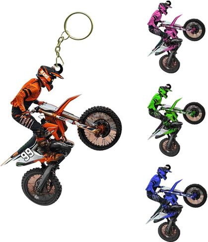 IZI POD Custom Motocross Keychain, Personalized Motocross Gift, Racing Bike Keychain in Saudi Arabia