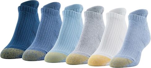 GOLDTOE Women's Everyday Tab No Show Socks, 6-Pairs in Saudi Arabia