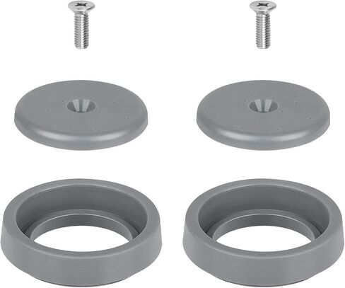 Spray Valve Repair Kit for Commercial Sink Faucet Dish Sprayer Valve, Pre-Rinse Spray Face Bumper and Screw Repair Kit 1.42 GPM High-Pressure, 2 Pack Gray in Saudi Arabia