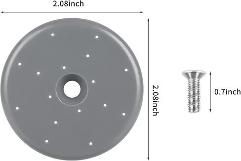Spray Valve Repair Kit for Commercial Sink Faucet Dish Sprayer Valve, Pre-Rinse Spray Face Bumper and Screw Repair Kit 1.42 GPM High-Pressure, 2 Pack Gray in Saudi Arabia
