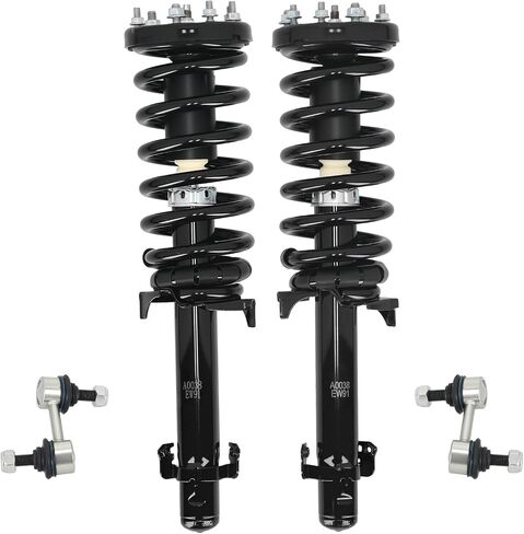 maXpeedingrods 4Pcs Front Struts & Sway Bar Links for Honda Accord 2008-2012, 172562L 172562R Shock Absorbers Complete Strut with Coil Spring Assembly in Saudi Arabia