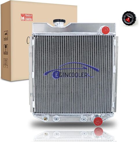 3 Core Aluminum Radiator for Ford 1964-1966 Mustang / 1963-1965 Falcon Comet l6 V8 3 Row All AA5052 Aluminum Radiator Radiador para Ford 63 64 65 66 in Saudi Arabia