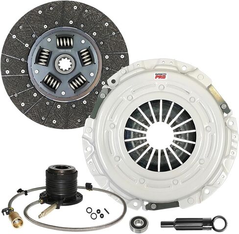 ClutchMaxPRO Performance Stage 2 Clutch Kit with Flywheel with Slave Cylinder Compatible with Chevy 2001-2007 Silverado 1500 GMC Sierra 1500 4.3L (CP04151HDWS-FW167575-ST2) in Saudi Arabia