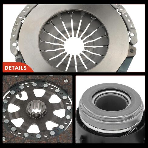 A-Premium Transmission Clutch Kit Compatible with Volkswagen Jetta 2003-2004, Golf 2002-2005, Beetle 2002-2004 & TT Quattro 2000-2006, 1.8L 2.8L in Saudi Arabia
