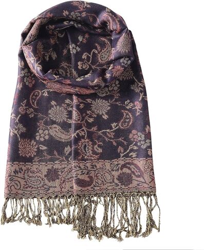 AUSEKALY شالات قابلة للعكس وشاح الهذيان للنساء الباشمينا مثل التفاف لينة حريري الرجال جميع المواسم الأوشحة in Kuwait