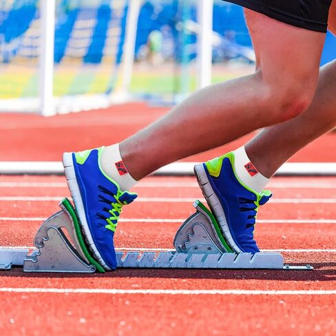 Lasnten 25 Pack Men's Athletic Socks Bulk Low Cut Casual Running Socks Men Work Short Breathable for Sport Father Gift(10-13,Multi Color) in Kuwait