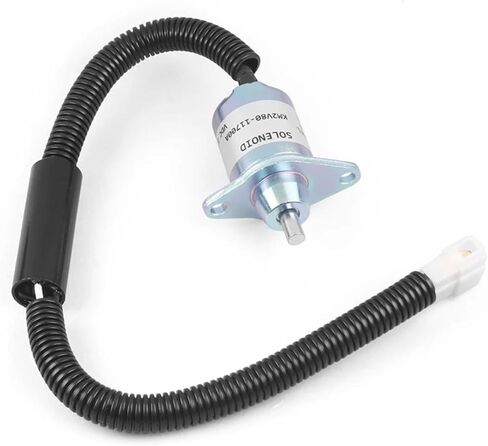 1pc 12V Fuel Shut off Solenoid Valve KM2V80-11700A For Diesel Engine Generator Oil Stop Solenoid Valve in Kuwait