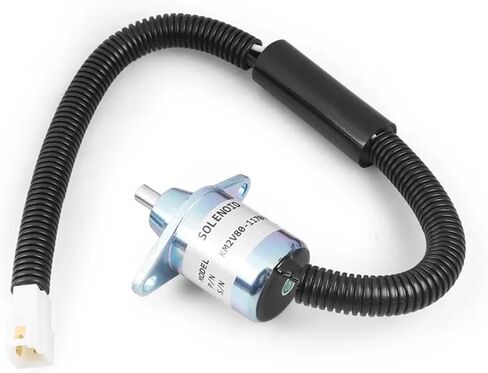 1pc 12V Fuel Shut off Solenoid Valve KM2V80-11700A For Diesel Engine Generator Oil Stop Solenoid Valve in Kuwait