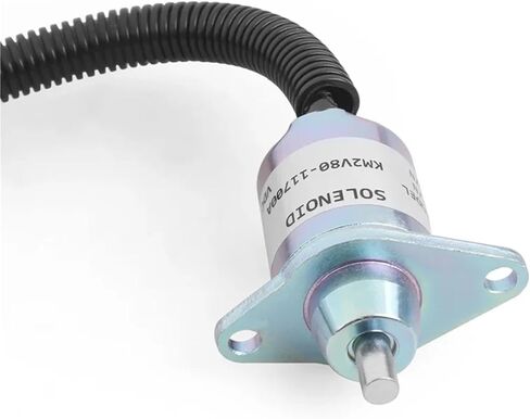 1pc 12V Fuel Shut off Solenoid Valve KM2V80-11700A For Diesel Engine Generator Oil Stop Solenoid Valve in Kuwait