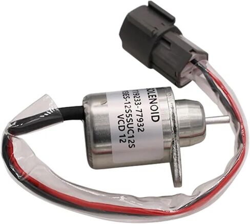1pc Engine Fuel Shut Off Stop Solenoid Valve 12V 119233-77932 1503ES-12S5SUC12S in Saudi Arabia