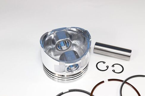 3 Piston Kits Compatible with Kawasaki 3010/4010 Mule Diesel KAF950 Engine - Replaces 3 Pistons 13001-1571, 3 Set of Rings 13008-1197, 3 Pins13008-1197, & 6 Clips 92033-1314 in Saudi Arabia