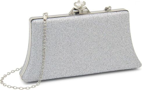 Sparkly Clutch Purses for Women, Evening Bag with Chain,Crystal Shoulder Bags for Party Prom Wedding in Saudi Arabia