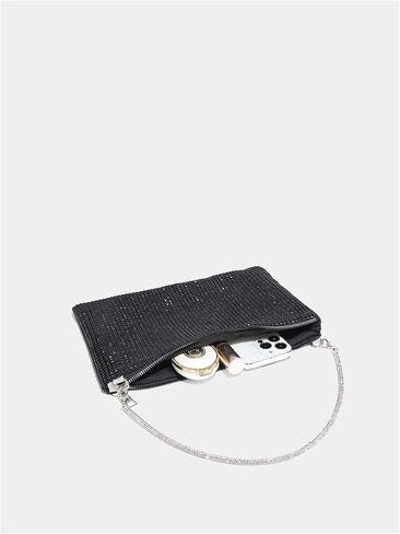 SweatyRocks Women's Sparkly Evening Handbag Top Handle Hobo Clutch Bag with Crossbody Chain Strap in Saudi Arabia