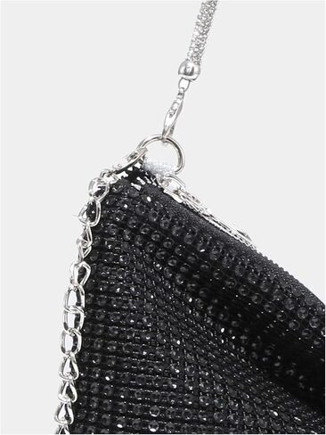 SweatyRocks Women's Sparkly Evening Handbag Top Handle Hobo Clutch Bag with Crossbody Chain Strap in Saudi Arabia