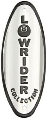 Lowrider Name Plate Chrome/Black. Bike Name Plate, Bicycle Name Plate, for lowrider, Beach Cruiser, Chopper, Limo, Stretch Bike in Saudi Arabia