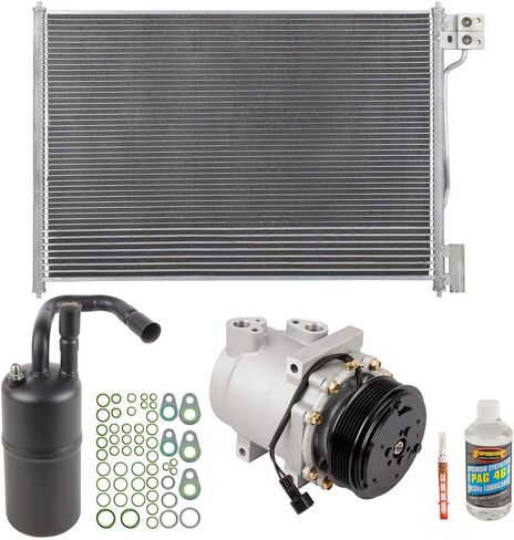 A/C Kit w/AC Compressor Condenser Drier For Ford Crown Victoria Lincoln Town Car & Mercury Grand Marquis 2006-2011 - BuyAutoParts 60-89383CK New in Saudi Arabia