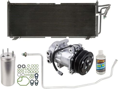 مجموعة تكييف الهواء مع مكثف وضاغط تيار متردد ومجفف لسيارة جيب شيروكي XJ لعام 2001 - BuyAutoParts 60-80643CK جديد in Saudi Arabia