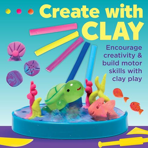 Creativity for Kids Make Your Own Water Globes: Mermaids Kit | Sculpt, Decorate & Shake 2 DIY Snow Globes | Fun Mess-Free Craft Kit | Encourages Imaginative Play & Fine Motor Skills (Ages 6+) in Saudi Arabia