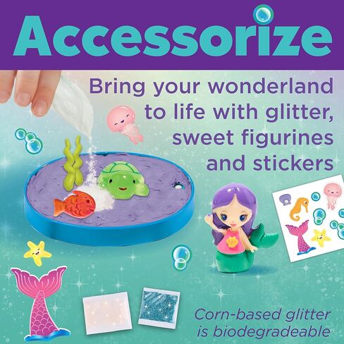 Creativity for Kids Make Your Own Water Globes: Mermaids Kit | Sculpt, Decorate & Shake 2 DIY Snow Globes | Fun Mess-Free Craft Kit | Encourages Imaginative Play & Fine Motor Skills (Ages 6+) in Saudi Arabia